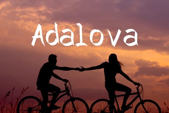 Adalova Font: A Friendly Handwritten Typeface for Modern Brands