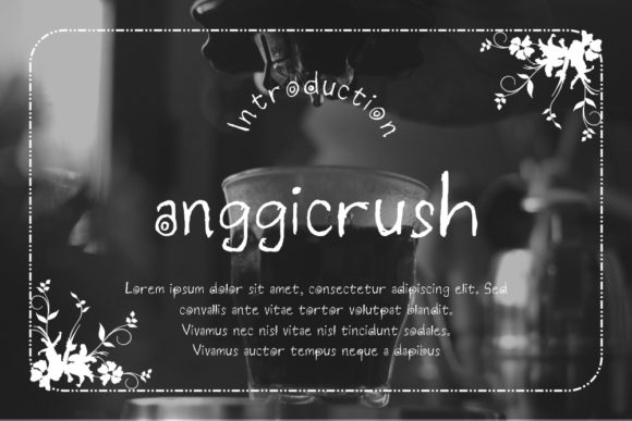 Anggicrush Font Review for Web Designers