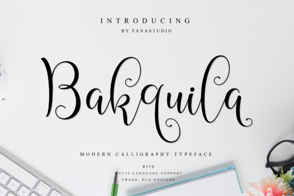 Bakquila Font: Elevate Your Brand Identity