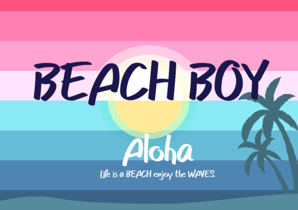 Beach Boy: A Handwritten Font for Small Business Branding