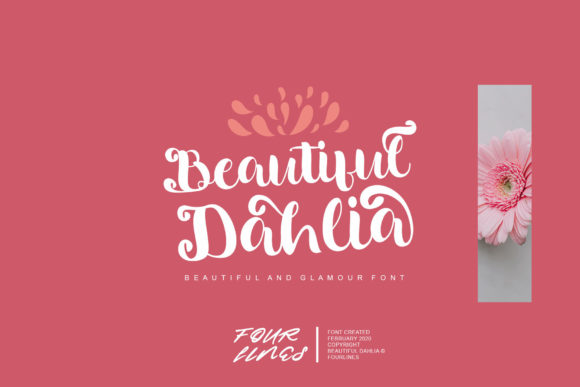 Beautiful Dahlia: A Friendly Script Font for Brands