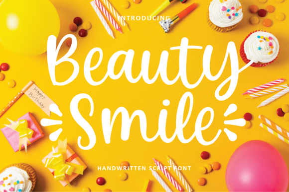 Beauty Smile: A Playful Font for Brand Identity