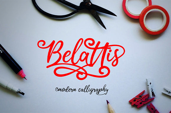 Belattis: A Handwritten Font for Elegant Brands
