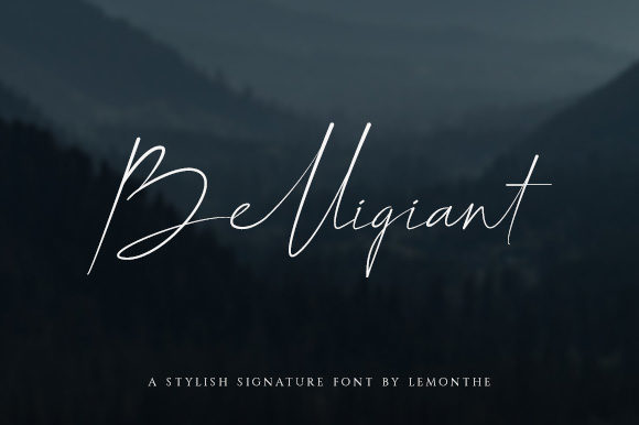 Belligiant Font: Elevate Your Campaign Visuals