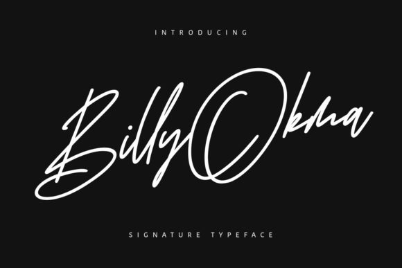 Billy Okma: A Charming Script Font for Web Design