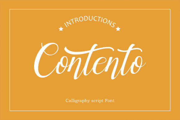 Contento: The Perfect Handwritten Font for Crafters