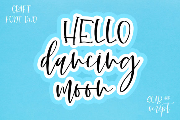 Dancing Moon Duo Font for Branding
