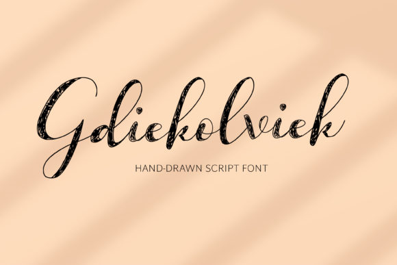 Gdiekolviek: The Handwritten Font That Elevates Brand Identity