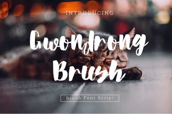 Gwondrong Brush: A Handwritten Font for Editorial Soul