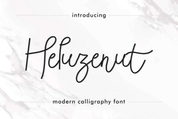 Heluzenut: A Friendly Handwritten Font for Editors