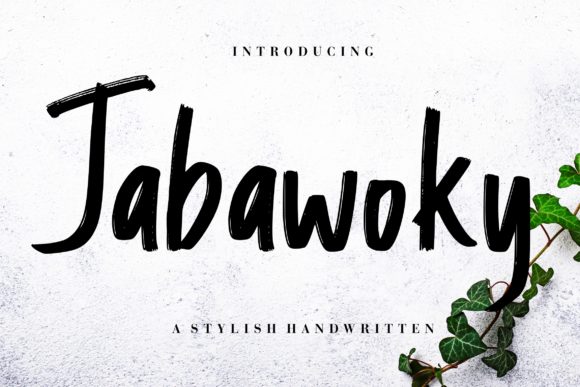 Jabawoky: A Handwritten Font for Makers