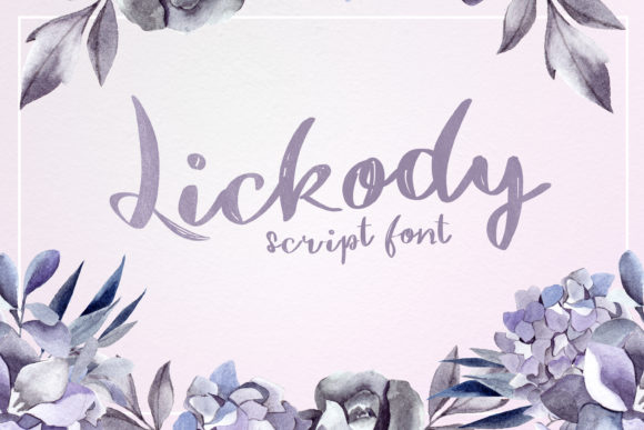Lickody: A Versatile Handwritten Font for Crafters