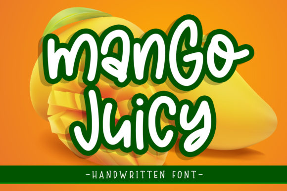 Mango Juicy: A Handwritten Font for Summer Campaigns