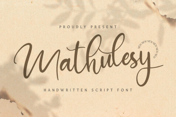 Mathulesy: The Handwritten Font for Scroll-Stopping Design