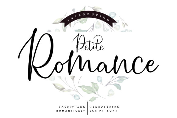 Petite Romance: A Script Font for Modern Web Design