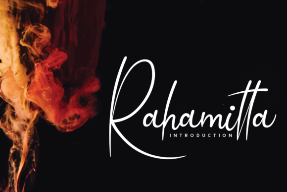 Rahamitta: A Fluid Script Font for Modern Campaigns