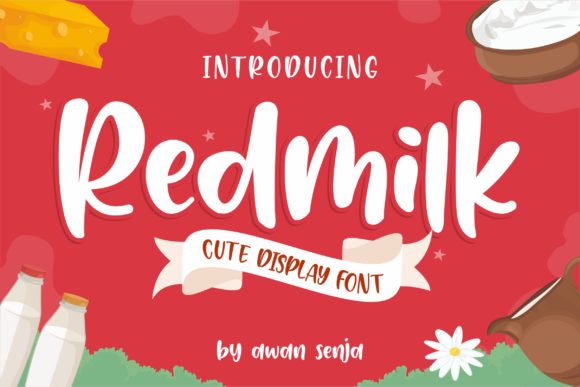 Redmilk: A Handwritten Font for Authentic Branding