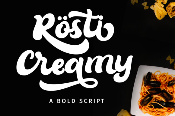 Rösti Creamy: A Handwritten Font for Marketers