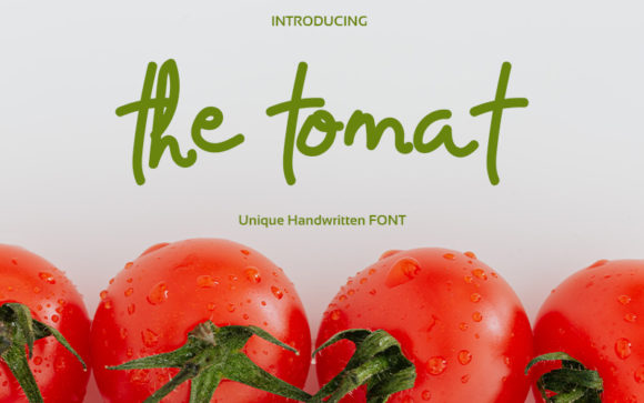 The Tomat: A Handwritten Font for Makers