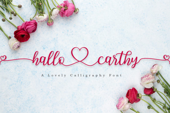 Upgrade Your Brand with the Hallo Carthy Typeface