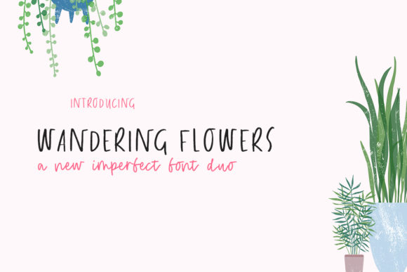 Wandering Flowers: A Versatile Display Font for Creators