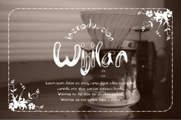 Wijilan: A Handwritten Typeface for Warm Editorial Design