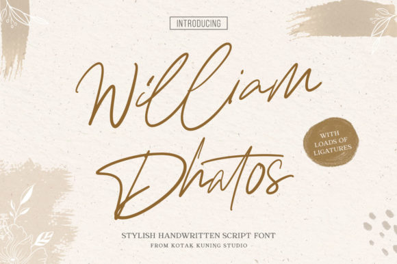 William Dhatos: A Timeless Typeface for Digital Design